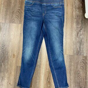 Old Navy Rockstar Super Skinny Jeggings Mid-Rise Size 10 Blue Denim Stretchy NWT